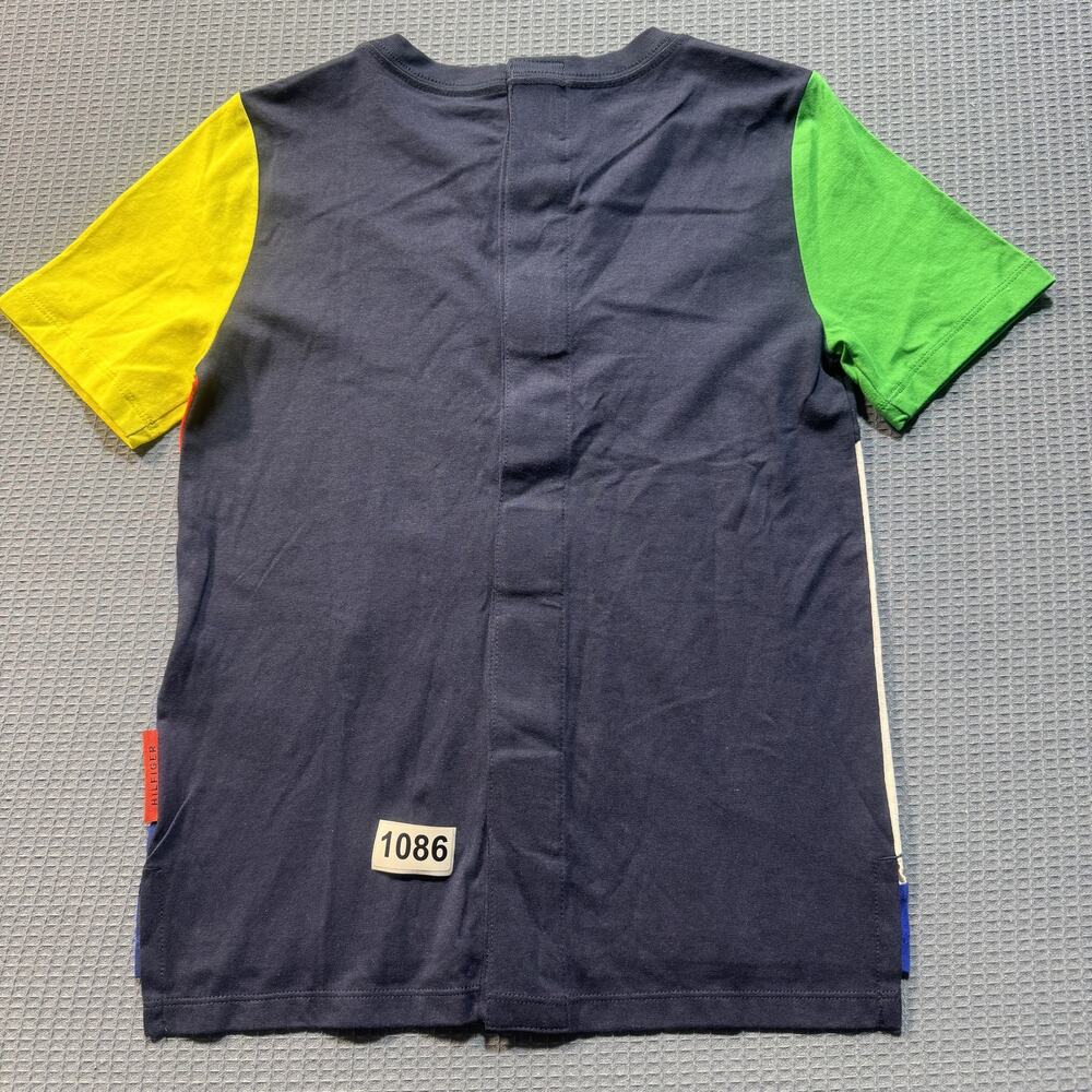 TOMMY HILFIGER‎ MULTICOLOR Kid's Tee Sz 7  Pre-Owned Excellent